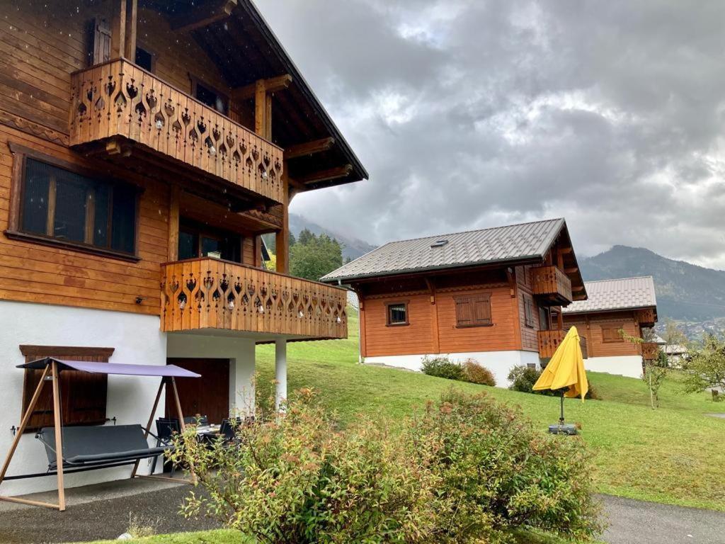 Chalet Luxueux Châtel Exteriör bild